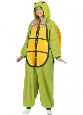 Fato de tartaruga ou pijama com capuz e cauda para adulto Fato de tartaruga ou pijama com capuz e cauda para adulto