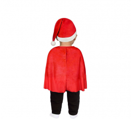 Disfraz o Poncho de Papá Noel para bebé