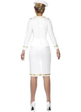 Déguisement Officier Femme Blanc plusieurs tailles