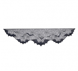 Bats Lace for Fireplace black 200x50 cm Bats Lace for Fireplace black 200x50 cm