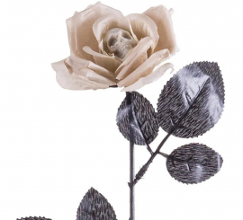 Flor com Caveira 42 cm Flor com Caveira 42 cm