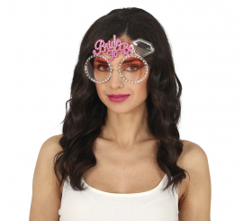 Bride to be glasses with adult rhinestones