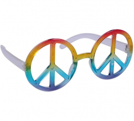 Óculos multicoloridos para paz Hippie Óculos multicoloridos para paz Hippie