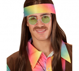 Óculos hippie dos anos 70 em várias cores Óculos hippie dos anos 70 em várias cores