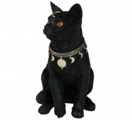 Black Resin Cat 28x23 cm Black Resin Cat 28x23 cm