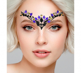 Gemmes adhésives pour le visage Maléfique