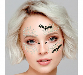 Pierres adhésives pour le visage de chauve-souris