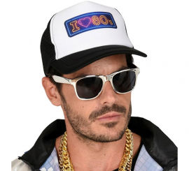 'Boné ''I Love 80s'' dos anos 80 para adultos' 'Boné ''I Love 80s'' dos anos 80 para adultos'