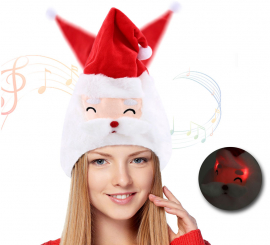 Gorro Bailarín de Papá Noel con Luz