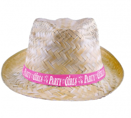 Gorro de Paja Party Girls