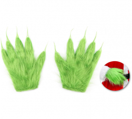 Guantes de Duende Gruñón Navideño verde