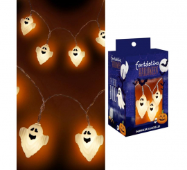 Garland of 10 Ghosts, 150 cm LED lighting Garland of 10 Ghosts, 150 cm LED lighting
