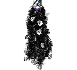300cm Tinsel Skull Garland 300cm Tinsel Skull Garland