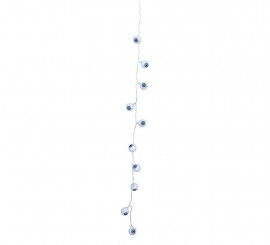 Guirlanda de Olhos Esqueletos 10 LEDs de 130 cm Guirlanda de Olhos Esqueletos 10 LEDs de 130 cm