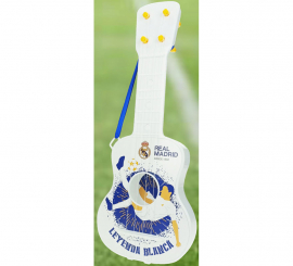 Guitarra Real Madrid de 4 Cuerdas en Estuche