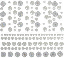 Joyas Adhesivas Faciales de Perlas