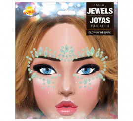 Glow In The Dark Facial Jewels 1 Adhesive