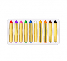 Kit com 10 Bastões de Maquiagem 24 ml Kit com 10 Bastões de Maquiagem 24 ml