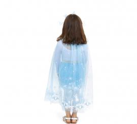 Winterprinzessinnen-Set für Kinder: Tutu und frostiger Umhang