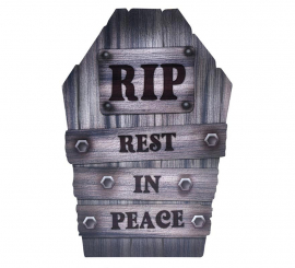 '''Plastic Gravestone 'Rest in Peace''' 56 cm' '''Plastic Gravestone 'Rest in Peace''' 56 cm'