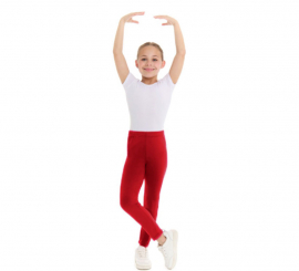 Leggins rojo para niña