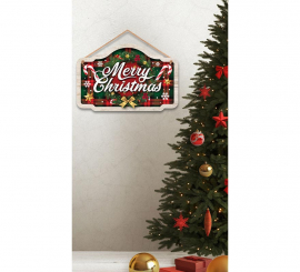 Sinal de Feliz Natal 34x19 cm Sinal de Feliz Natal 34x19 cm