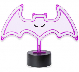 Bat Neon Light with Stand 27x9x20 cm