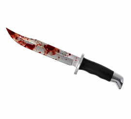 Machete Sangrento de 33 cm Machete Sangrento de 33 cm
