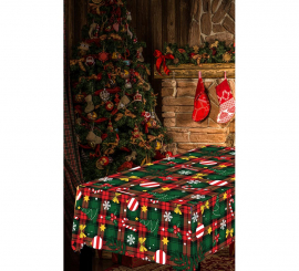 Candy Cane Tablecloth 137x274 cm