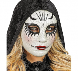 Máscara de Mujer Agrietada Comedia del Arte