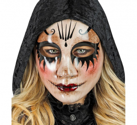 Máscara de Mujer Inquietante Comedia del Arte