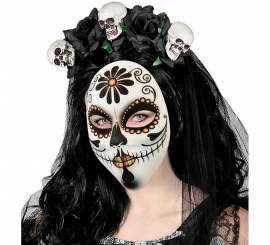 Máscara de Señora Día de Los Muertos