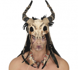 Meia máscara de caveira de carneiro Meia máscara de caveira de carneiro