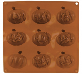 9 Pumpkin Silicone Mold 24x25 cm