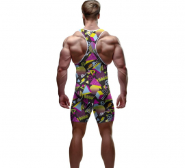 Mono de Tirantes Estampado Años 80 para hombre