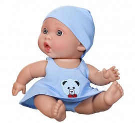 Boneca Nanu com lenço em cores sortidas 27 cm