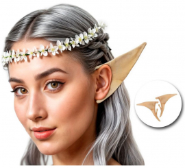 Pale Bendable Elf Ears