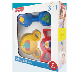 Pack 3 Pelotas Sonajeros Fisher-Price