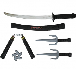 Pack 5 Armas Ninja de Plástico de Juguete