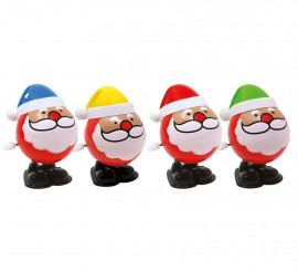 Pacote de 12 Papais Noéis Saltadores de 6,5 cm Pacote de 12 Papais Noéis Saltadores de 6,5 cm