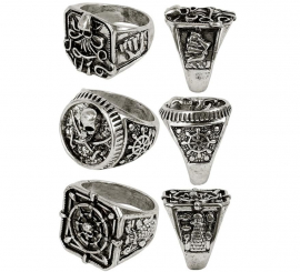 Pack de 3 Anillos de Pirata surtidos