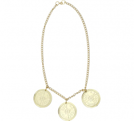 Pack de Collar y Pendientes de Monedas Pirata
