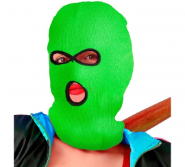 Pasamontañas verde Fluorescentes