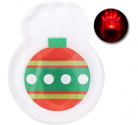 Pegatina Gel Led Bola Navidad de 10x15 cm