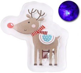 Pegatina Gel Led Reno Navidad de 10x15 cm