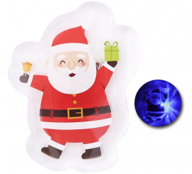 Pegatina Gel Led Santa Claus de 10x15 cm
