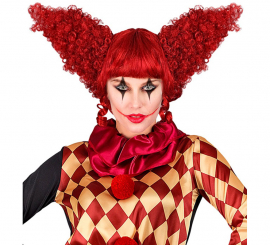 Red Harlequin Wig Red Harlequin Wig