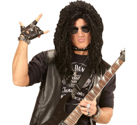 Perruque noire Hard Rock Perruque noire Hard Rock