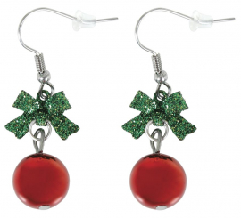 Christmas Ball Earrings Christmas Ball Earrings