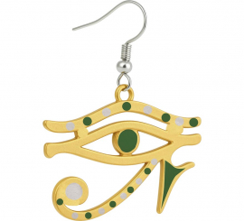 Pendientes de Ojo de Horus de Faraona Egipcia